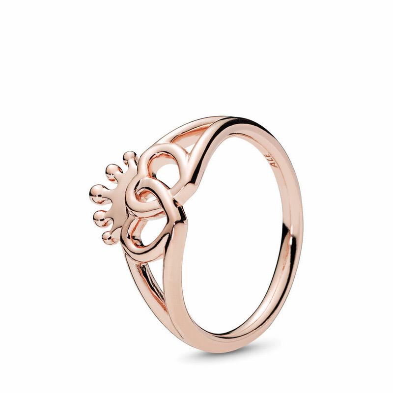 Pandora Rose™ United Regal Hearts Stackable Ring NZ (021736-YQF)